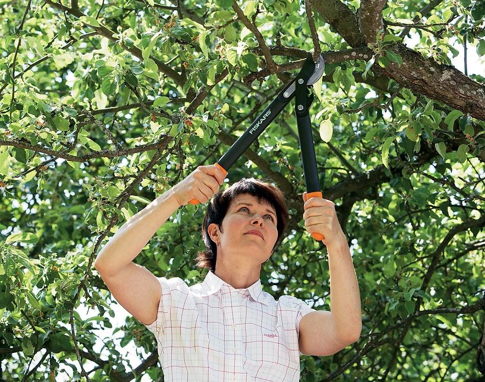 Dvouruční nůžky Fiskars L72 PowerGear háková hlava