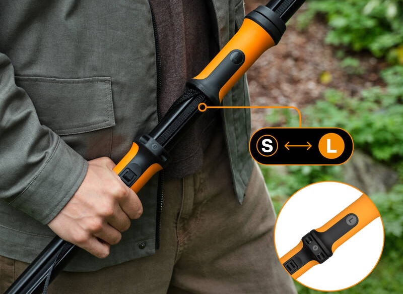 Teleskopické zahradní nůžky Fiskars DualAction UPX96