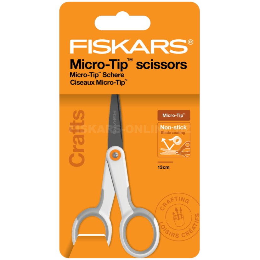 Nožnice Fiskars MicroTip™ s nepriľnavým povrchom