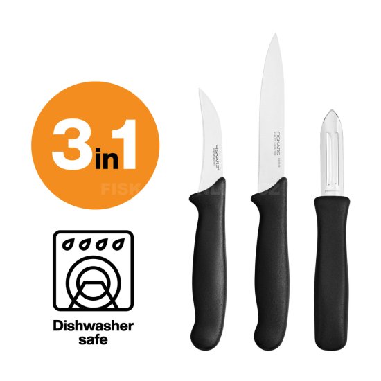 Fiskars Essential lúpacia súprava nožov