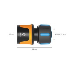 Rychlospojka Fiskars Comfort STOP 13-15mm (1/2-5/8”)