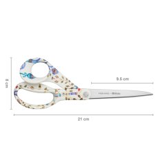 Univerzálne nožnice Fiskars FXI Taika biele
