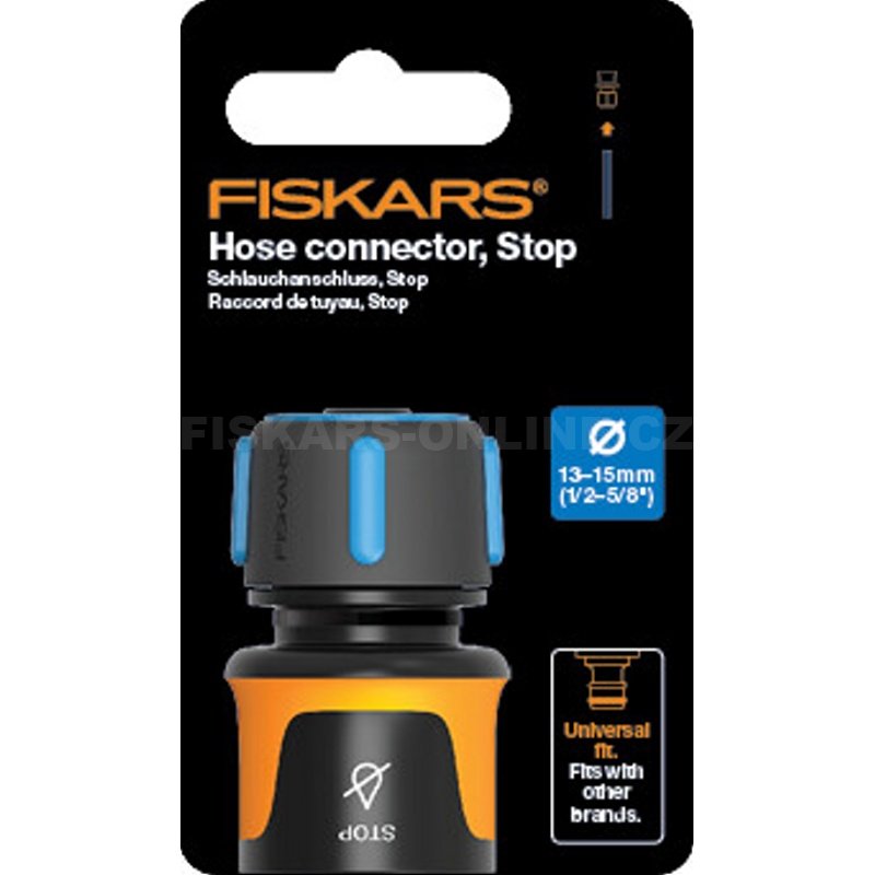 Rychlospojka Fiskars Comfort STOP 13-15mm (1/2-5/8”)
