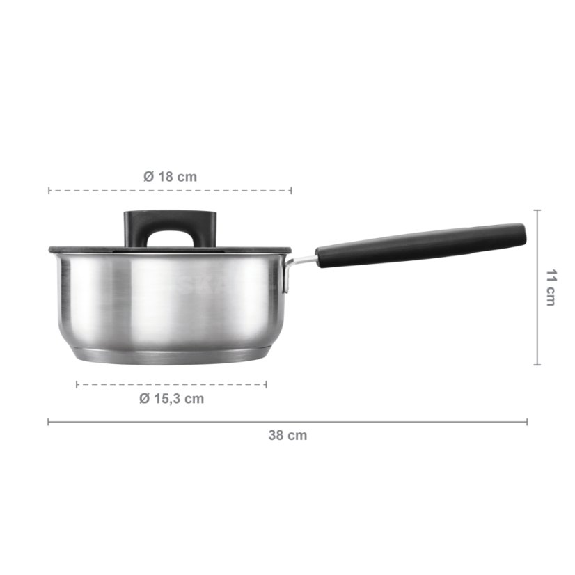 Rendlík s pokličkou Fiskars Hard Face ocel 1,8l 1052239