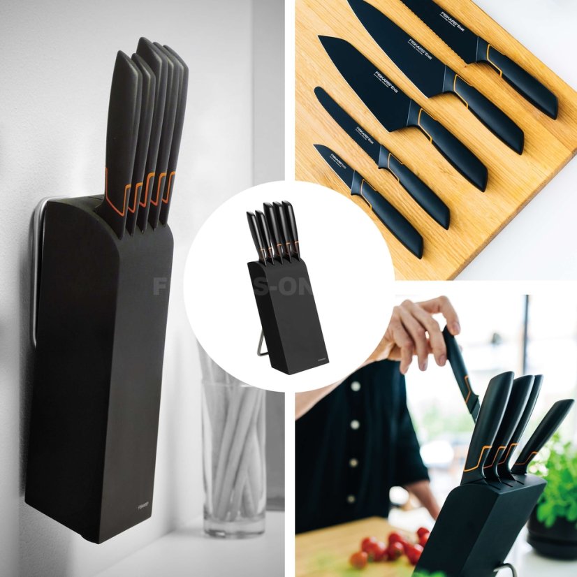 Sada nožů Fiskars Edge v bloku