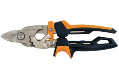Převodové nůžky na plech Fiskars PowerGear, krátké ostří