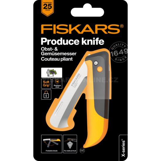 Skladací zberový nôž X-series™ Fiskars K80