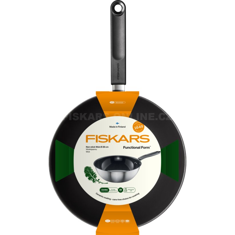 Wok pánev Fiskars Functional Form 28 cm