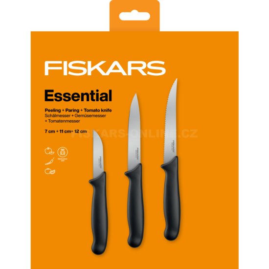 Fiskars Essential sada na krájanie zeleniny