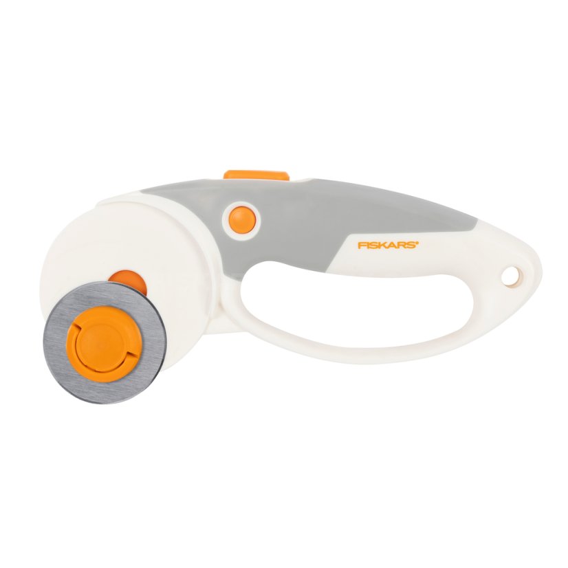 Řezací kolečko na látku Fiskars, dvě čepele 45 a 60 mm