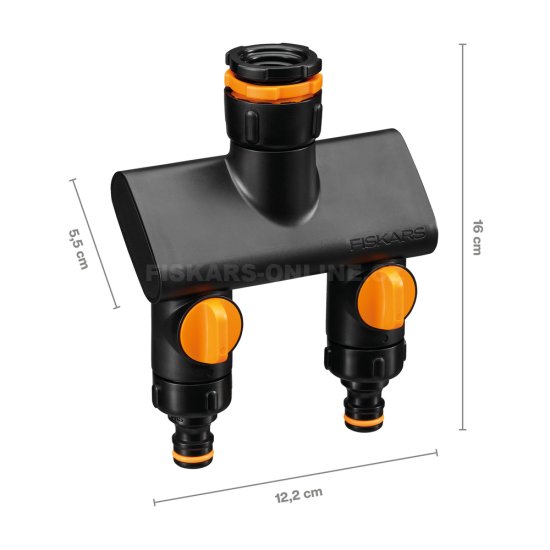 Dvojcestný ventil k vodovodnému kohútiku Fiskars Comfort