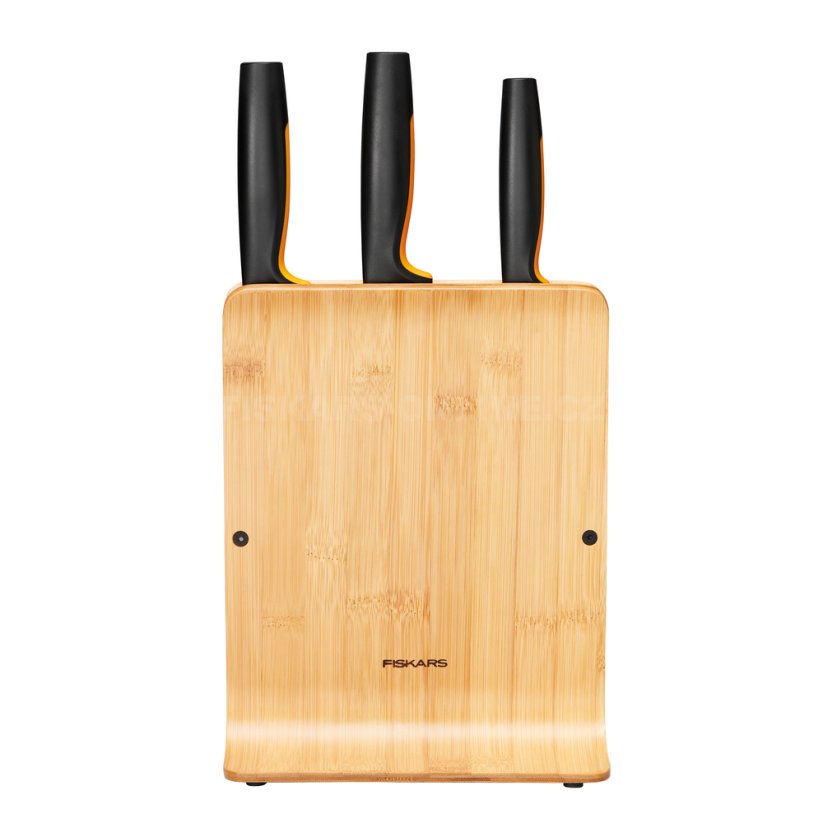 Bambusový blok se třemi noži Fiskars Functional Form™