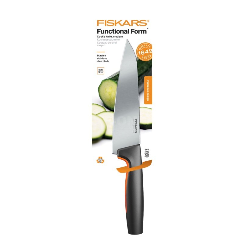 Střední kuchařský nůž Fiskars Functional Form™ 17cm