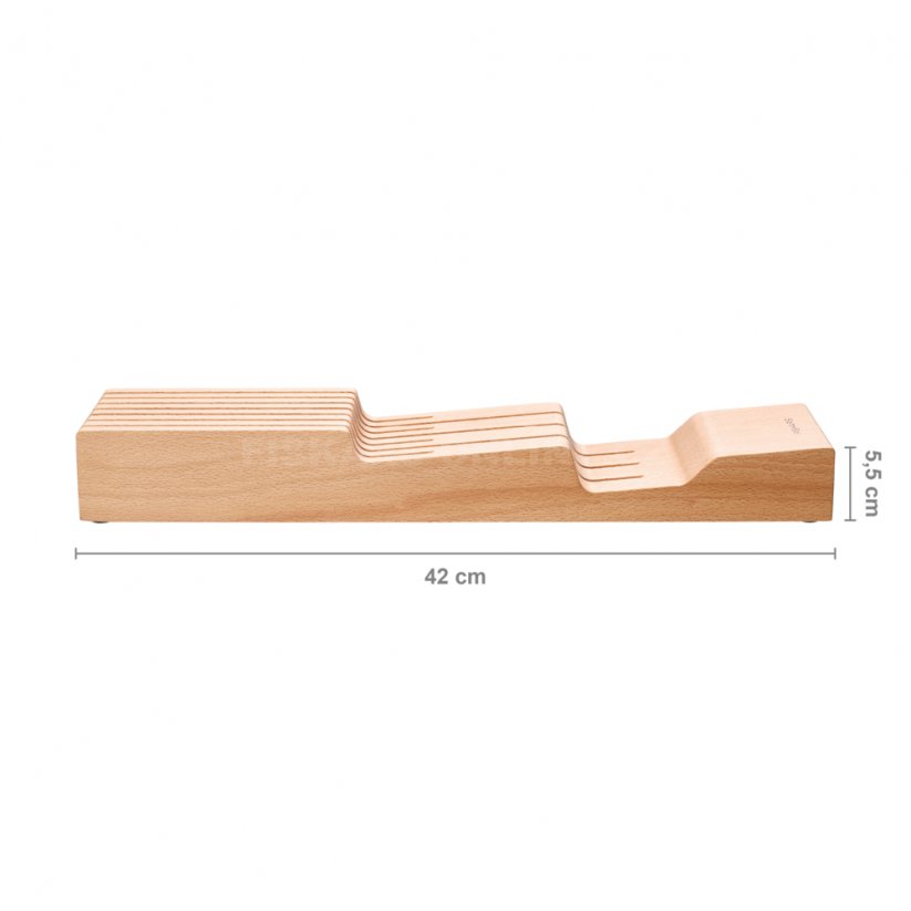 Dřevěný blok na nože do šuplíku Fiskars