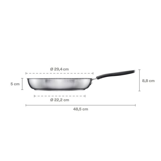Panvica na vyprážanie Fiskars Functional Form 28 cm