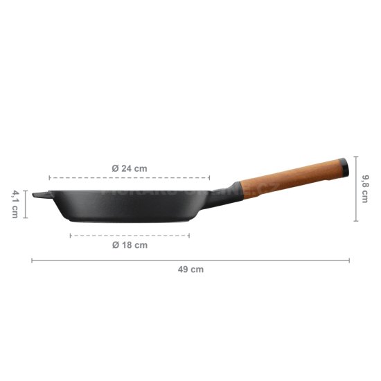 Liatinová panvica Fiskars Norden 24 cm