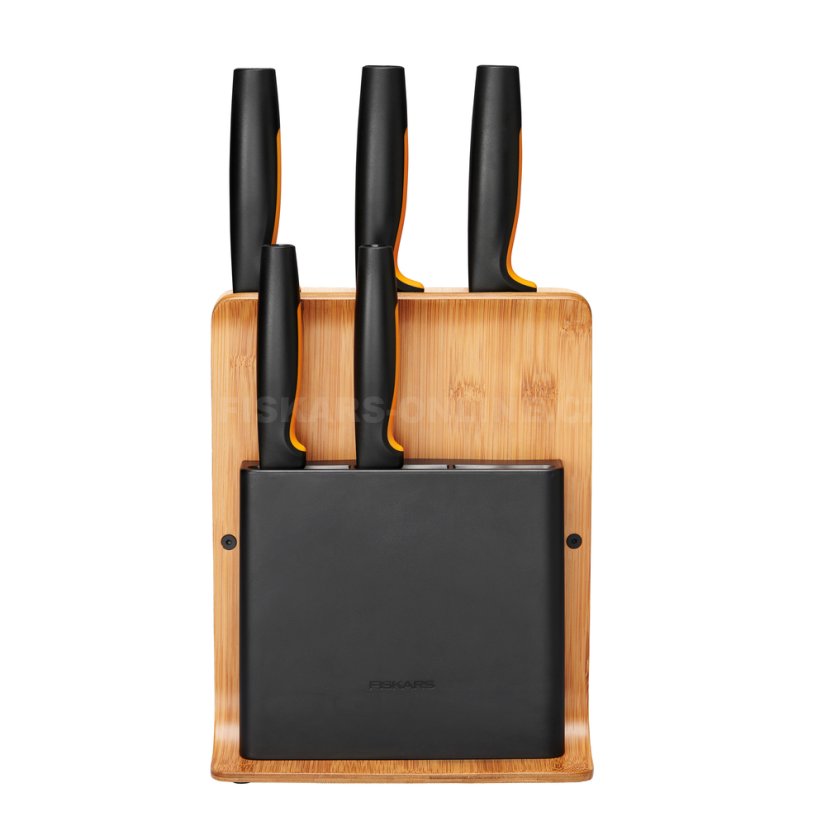 Bambusový blok s pěti noži Fiskars Functional Form™