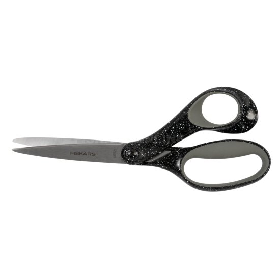Nůžky pro teenagery Fiskars 20 cm (15+), kropenatá černá