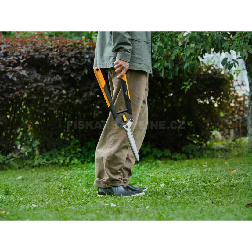 Nůžky na živý plot Fiskars DualAction HSX96