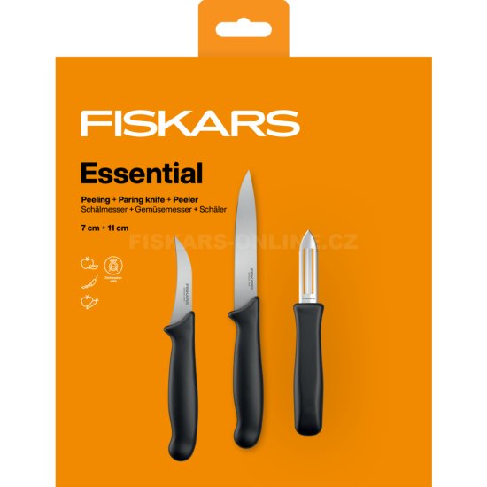Fiskars Essential lúpacia súprava nožov