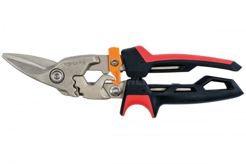 Převodové nůžky na plech Fiskars PowerGear levé
