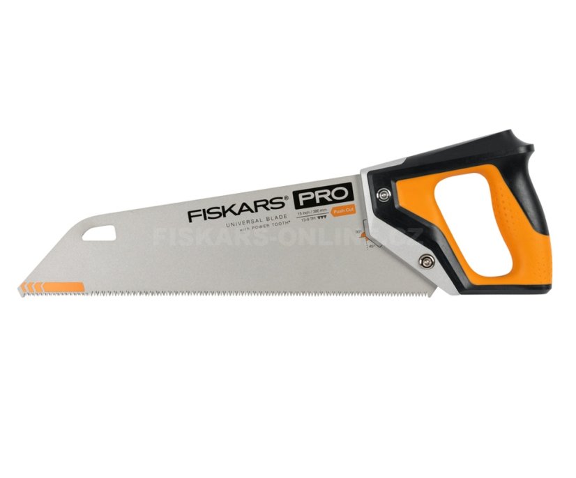 Ruční pila Fiskars PowerTooth 380mm, 9 zubů/palec