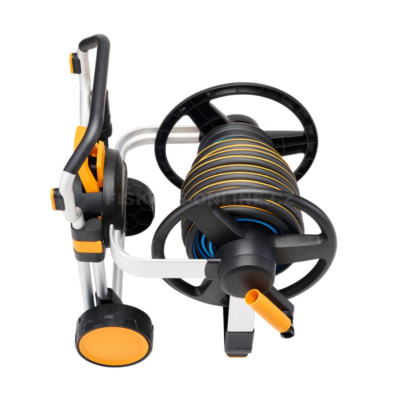 Zavlažovací buben Fiskars Waterwheel XL manuální s kolečky