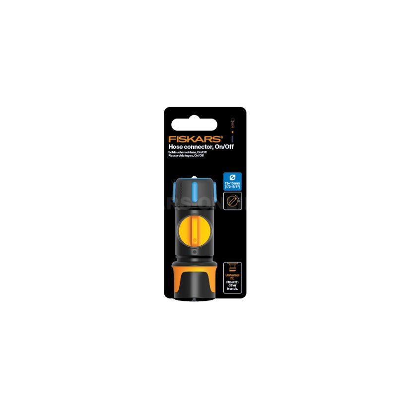 Rychlospojka Fiskars Comfort s ventilem 13-15mm (1/2-5/8”)