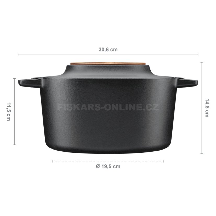 Litinový hrnec Fiskars Norden 4,0 l