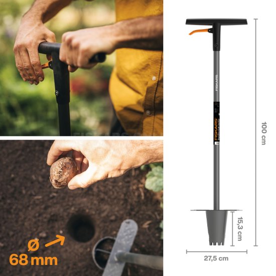 Sádzač cibuľovín Fiskars Ergo