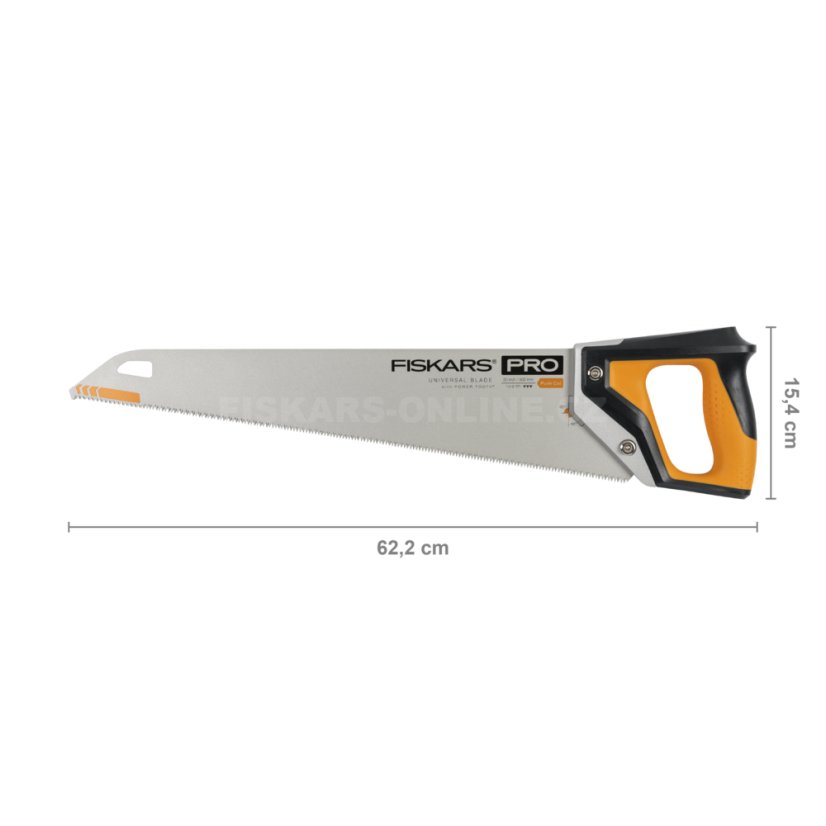 Ruční pila Fiskars PowerTooth 500mm, 9 zubů/palec