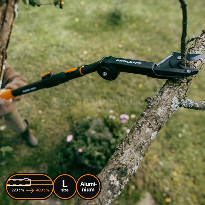 Teleskopická násada Fiskars OneClick L