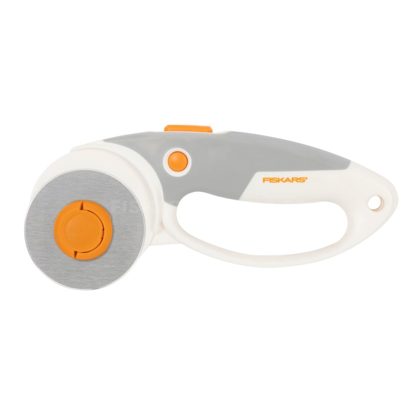 Řezací kolečko na látku Fiskars, dvě čepele 45 a 60 mm