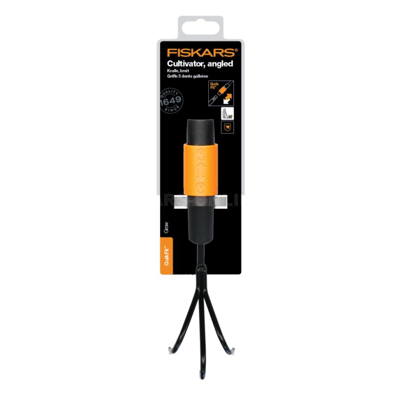 Zahnutý malý kultivátor Fiskars QuikFit