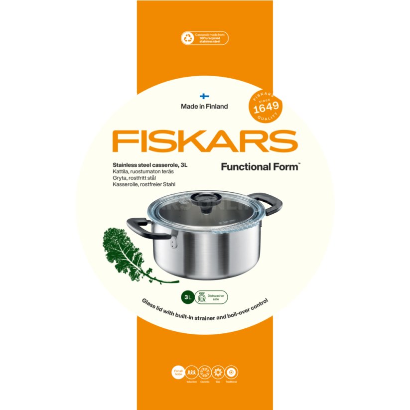 Hrnec Fiskars Functional Form 3,0 l