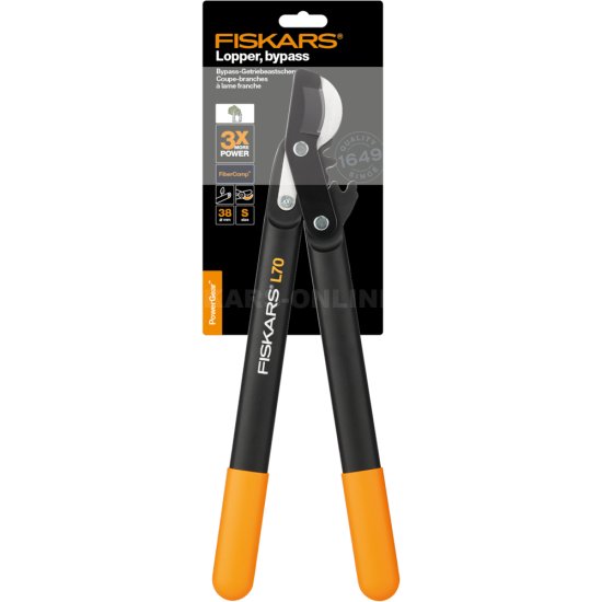 Dvojručné nožnice Fiskars, háková hlava L70
