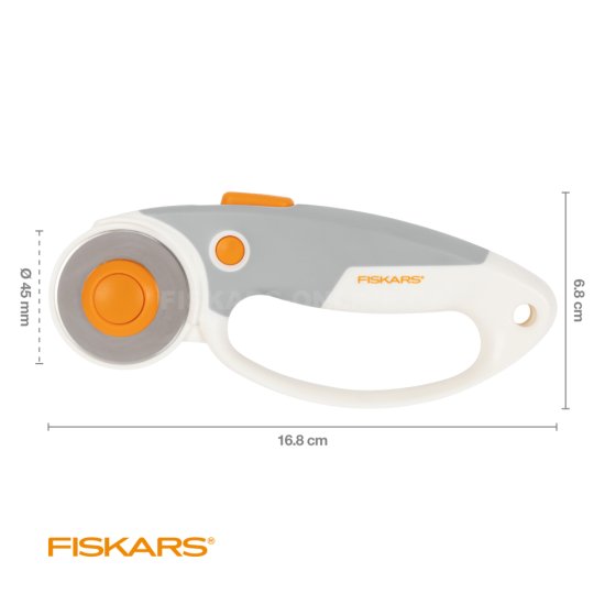 Rezačné koliesko na látku Fiskars Titanium 45 mm