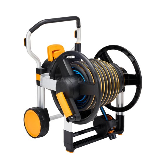 Zavlažovací bubon Fiskars Waterwheel XL manuálny s kolieskami