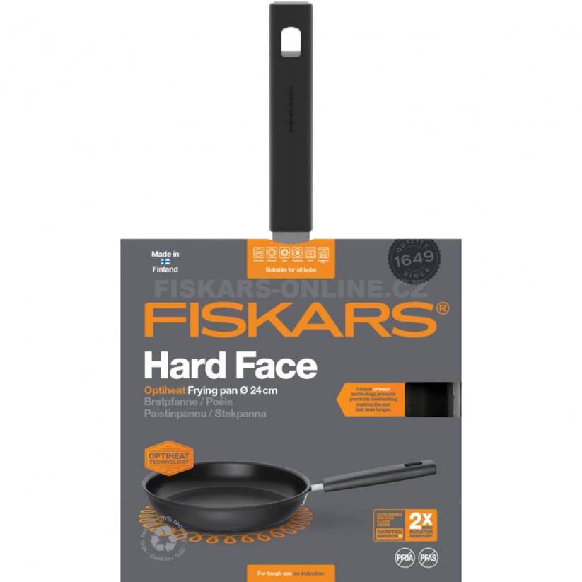 Pánev Fiskars Hard Face OPTIHEAT 24 cm 1052236