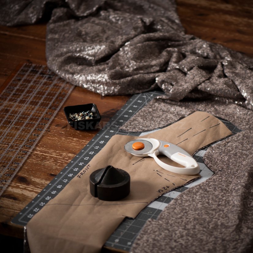 Řezací kolečko na látku Fiskars Titanium 60 mm