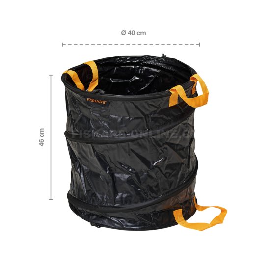 Skladací záhradný kôš Fiskars 56 litrov
