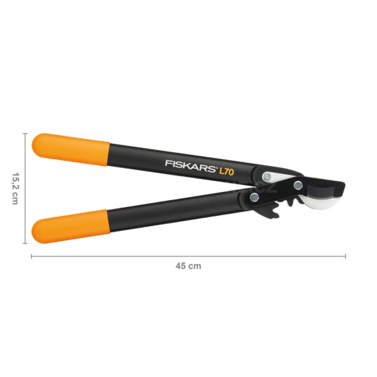 Dvojručné nožnice Fiskars, háková hlava L70