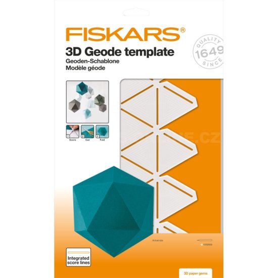 3D šablóna Fiskars geóda