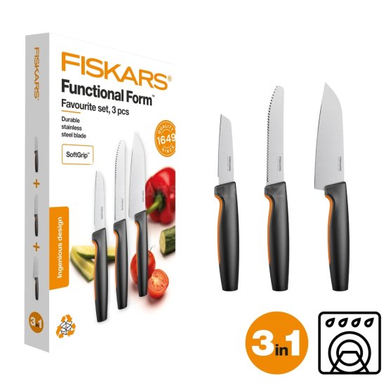 Súprava 3 nožov Fiskars Functional Form 1057556