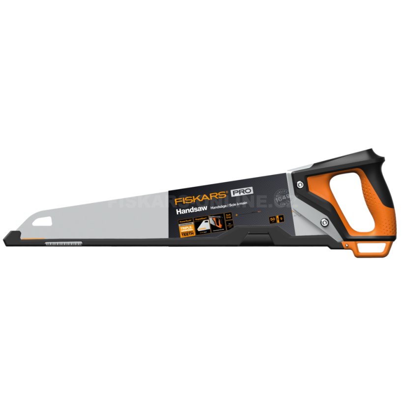 Ruční pila Fiskars PowerTooth 500mm, 9 zubů/palec