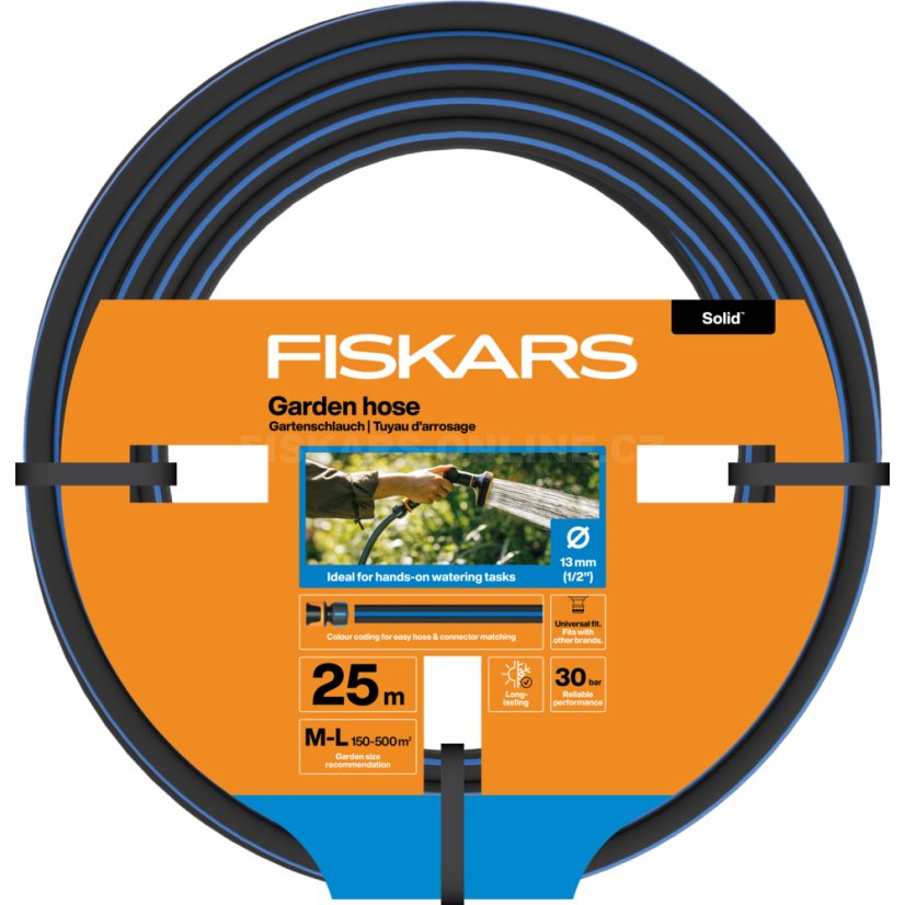 Zavlažovací hadice Fiskars Solid™ 1/2" 25 m