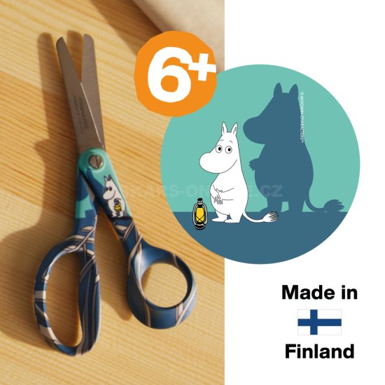 Dětské nůžky Fiskars Moomintroll