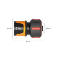Rychlospojka Fiskars Comfort STOP 19mm (3/4”)