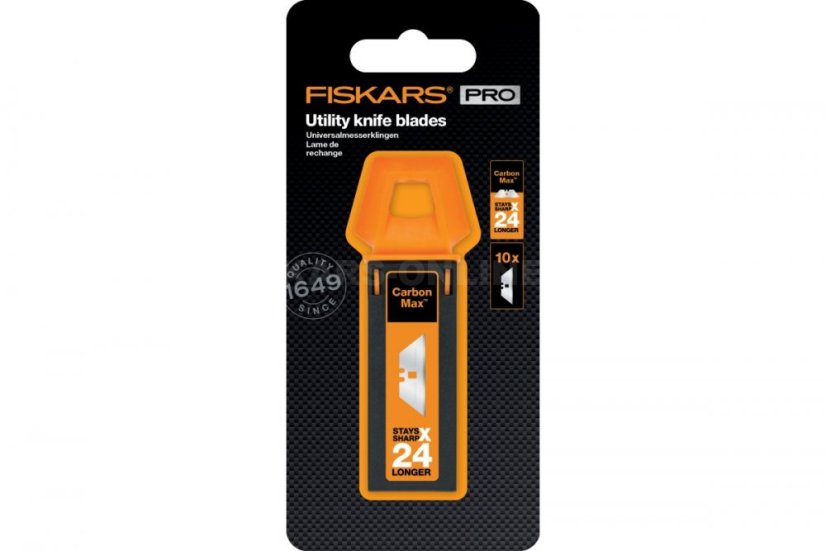 Fiskars CarboMax oboustranné břity pro univerzální nůž, 10 ks
