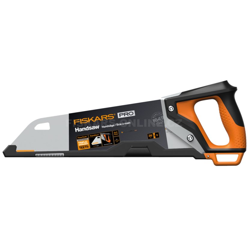 Ruční pila Fiskars PowerTooth 380mm, 9 zubů/palec